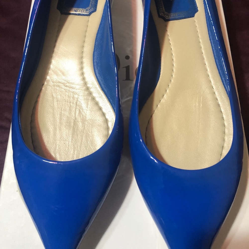 Christian Dior Def Cruise Patent Leather Flats Size 7.5 - Picture 14 of 16